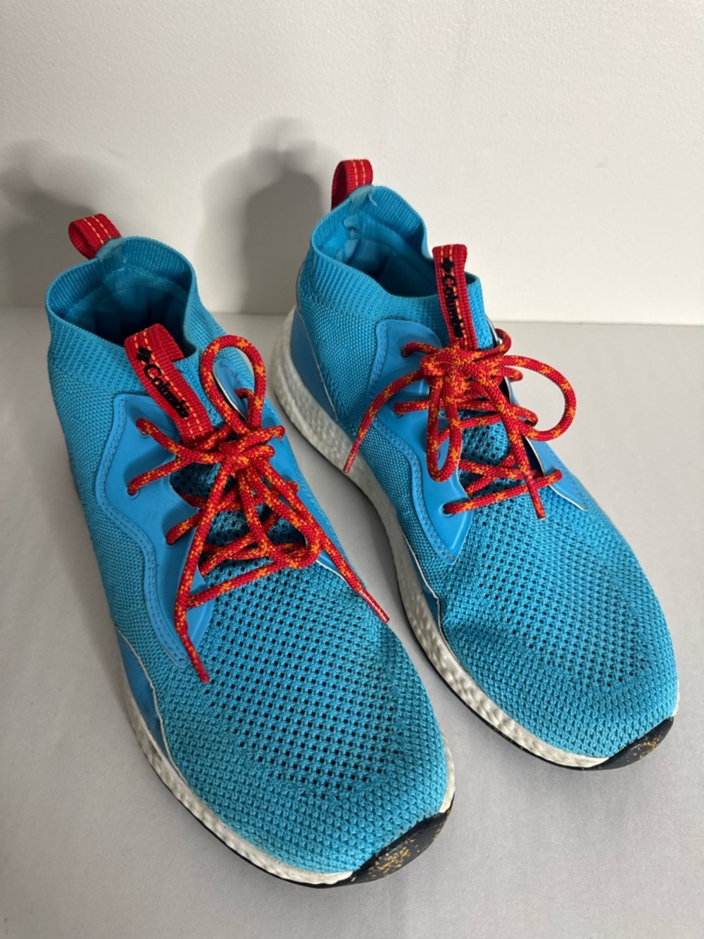 Columbia SH/FT Mid Breeze Men's Hiking and Lifestyle Shoe in Cyan Blue 10